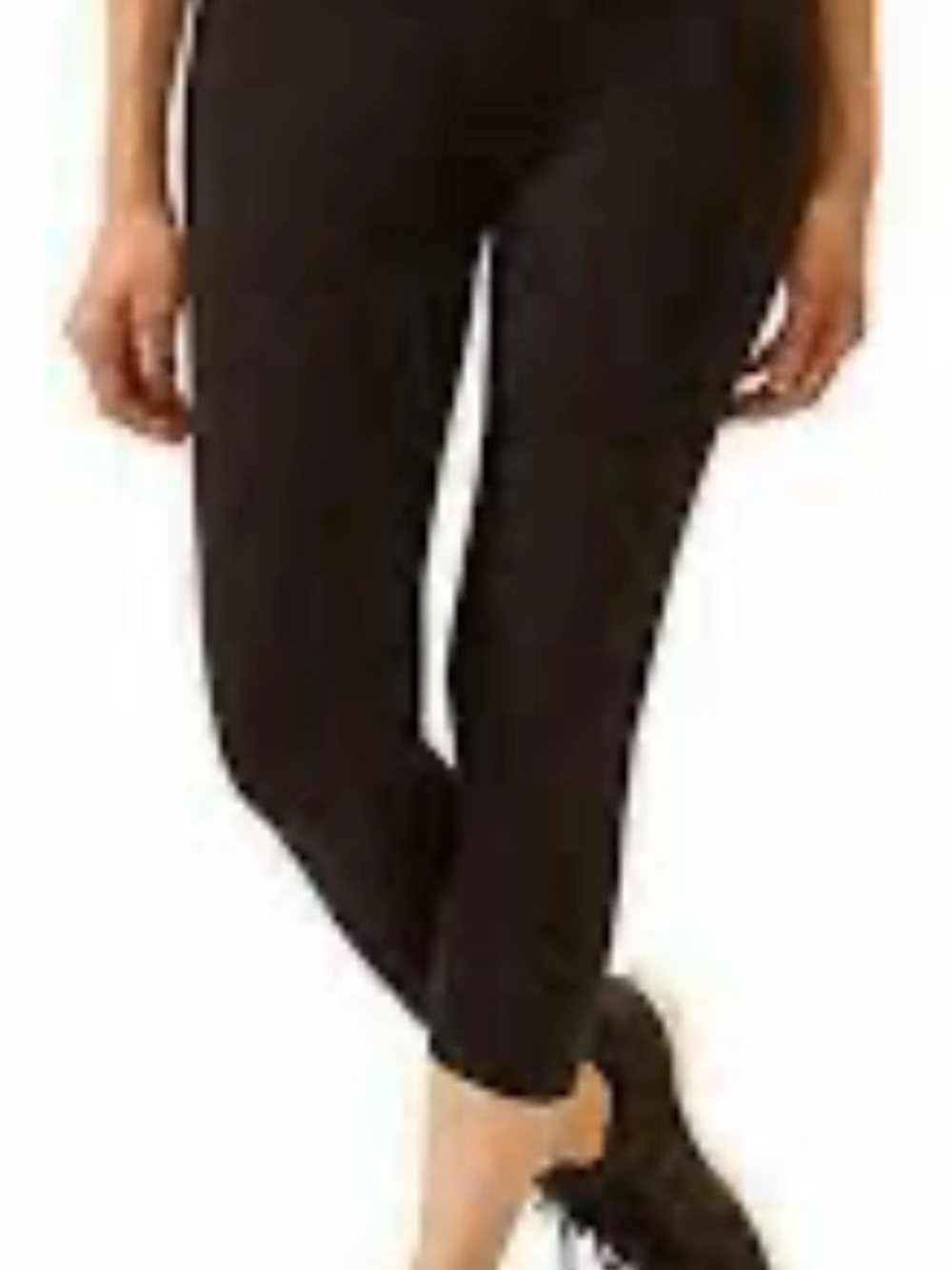 Tuff Athletics Black Cropped Capris for Women